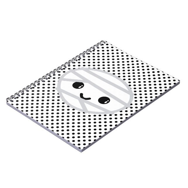 Caderno Espiral Notebook Kawaii Mummy (Left Side)