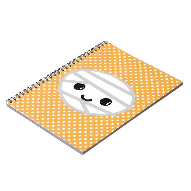 Caderno Espiral Notebook Kawaii Mummy (Left Side)