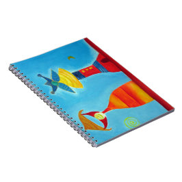 Caderno Espiral Notebook King Queen Abstrato Art
