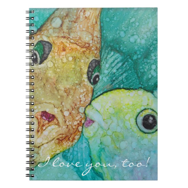 Caderno Espiral Notebook "Kissy Fishy Personalize (Frente)