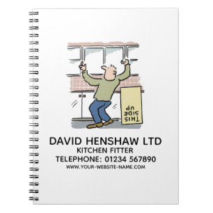 Caderno Espiral Notebook Kitchen Fitter