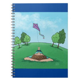 Caderno Espiral Notebook Kite Flying