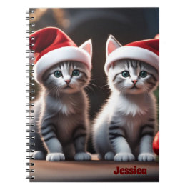 Caderno Espiral Notebook Kitten Natal