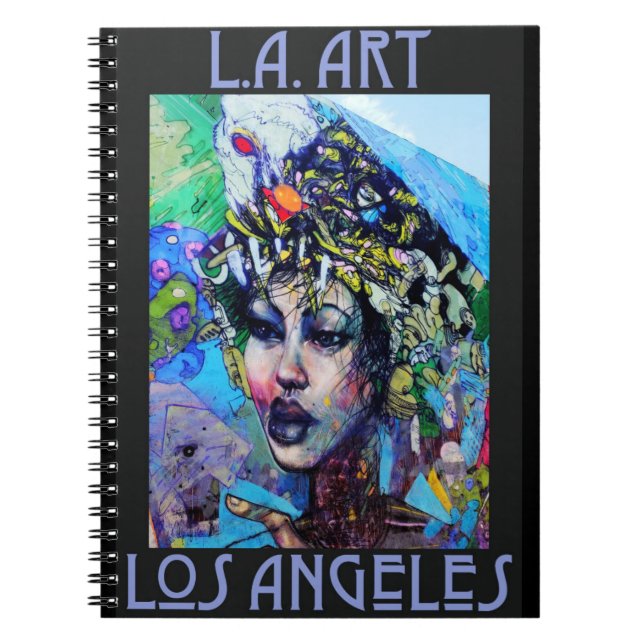 Caderno Espiral Notebook LA Art (Frente)