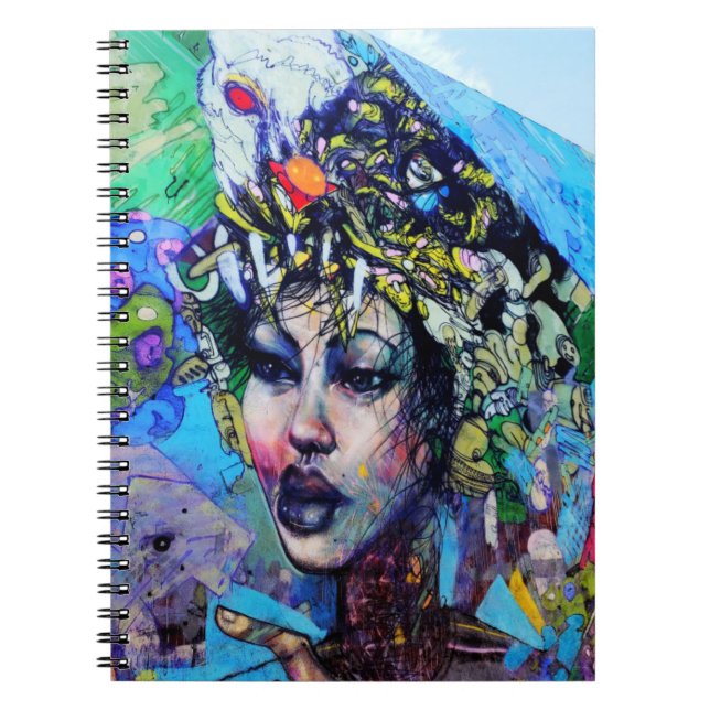 Caderno Espiral Notebook LA Art (Frente)