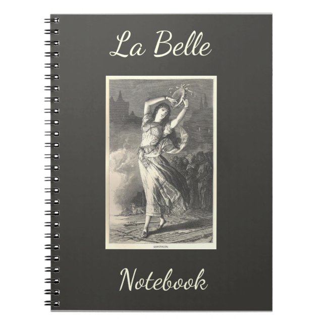 Caderno Espiral Notebook La Belle Esmeralda Spiral (Frente)