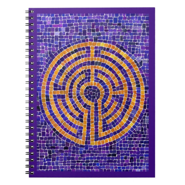 Caderno Espiral Notebook LABYRINTH MOSAIC 6.5x8.75 (Frente)