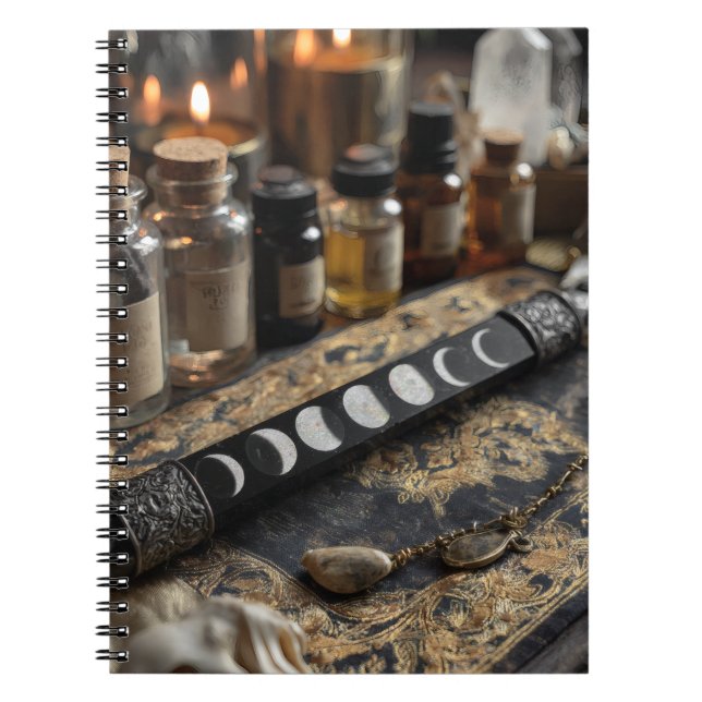 Caderno Espiral Notebook Lâmpada Alchemy Candlelit (Frente)