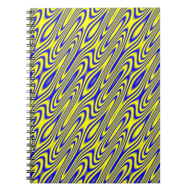 Caderno Espiral Notebook Lapis Lasuli Swirlies (Frente)