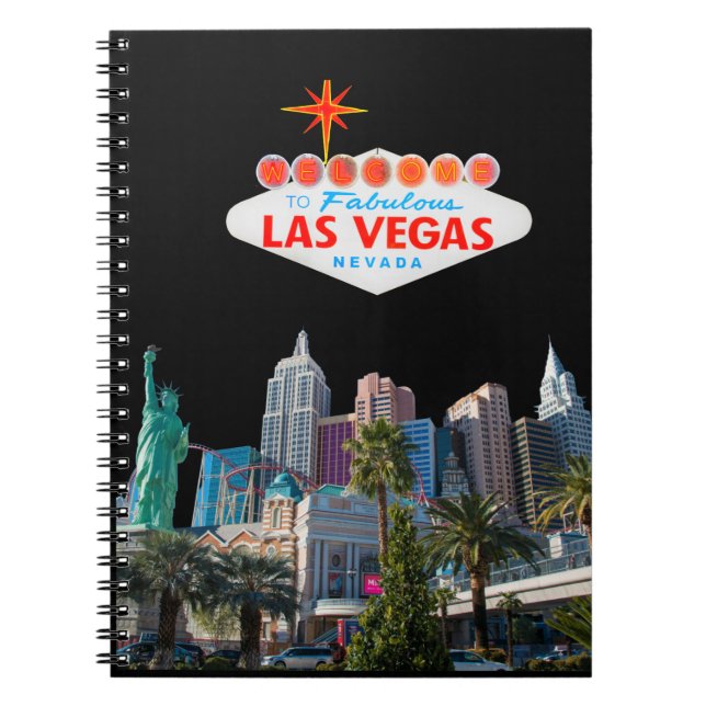 Caderno Espiral Notebook Las Vegas (Frente)