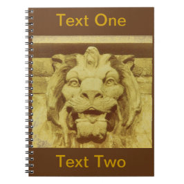 Caderno Espiral Notebook - Leão