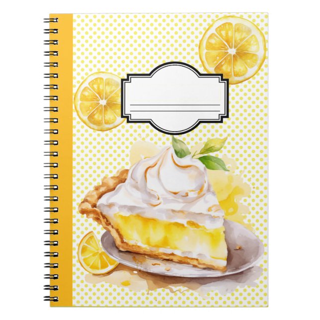 Caderno Espiral Notebook Lemon Pie (Frente)