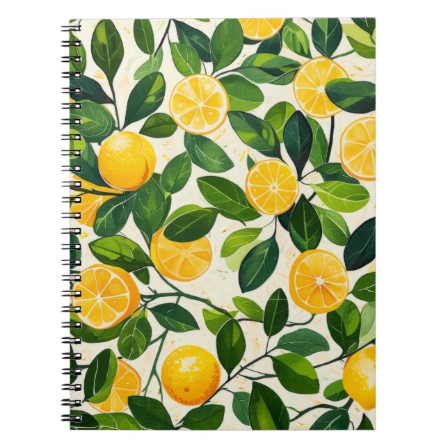 Caderno Espiral Notebook "Lemon Twist" (Frente)