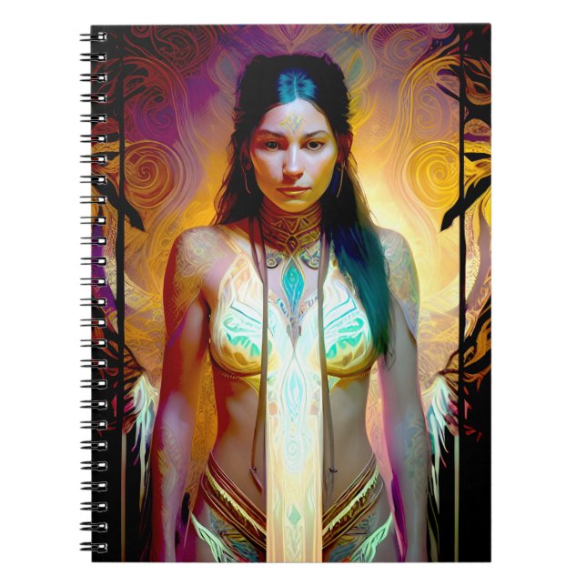 Caderno Espiral Notebook Lemuriano Priestess (Frente)
