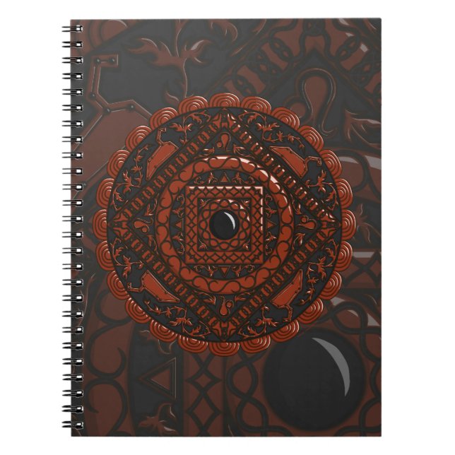 Caderno Espiral Notebook Leo Mandala (Frente)