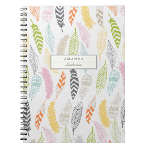 Caderno Espiral Notebook Light as Feather by Origami Impressão