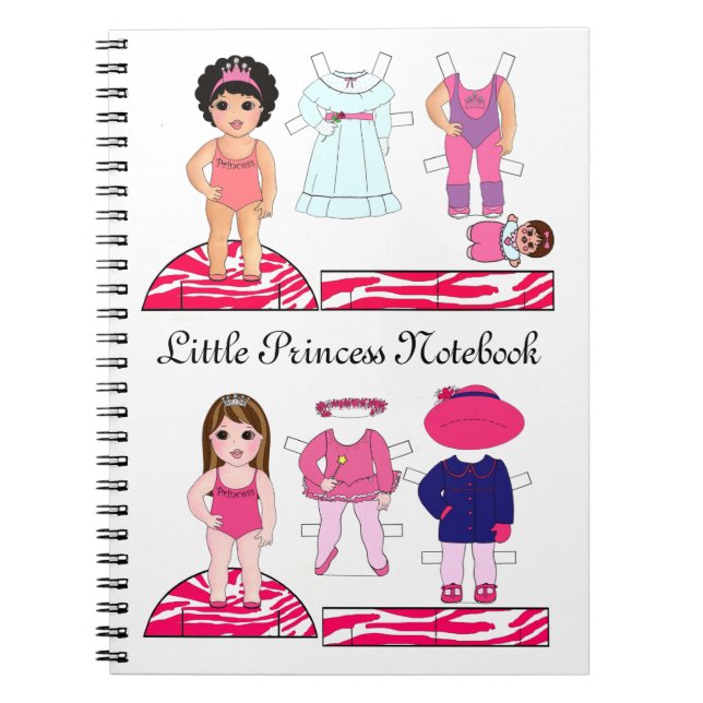 Caderno Espiral Notebook "Little Princess" (Frente)