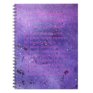 Caderno Espiral Notebook Lo Purple Mist Glitter