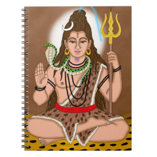 Caderno Espiral Notebook Lord Shiva