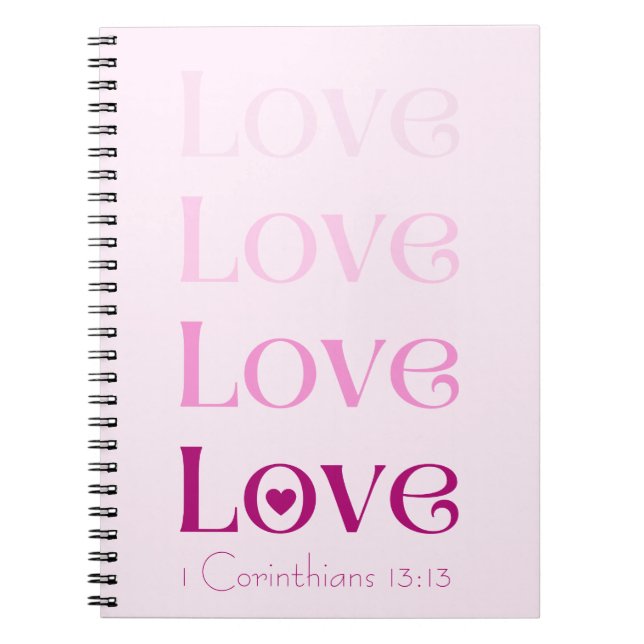Caderno Espiral Notebook Love Love (Frente)