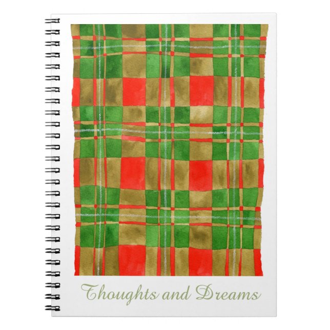 Caderno Espiral Notebook MAC GREGOR TARTAN 6.5x8.75 (Frente)