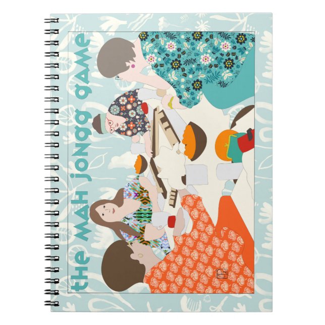 Caderno Espiral Notebook Mah Jongg Game (Frente)