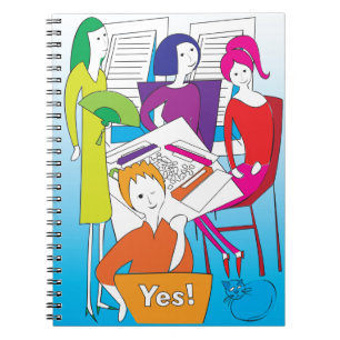 Caderno Espiral Notebook Mah Jongg Yes