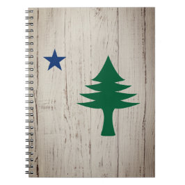 Caderno Espiral Notebook Maine Flag 1901