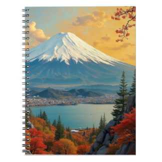 Caderno Espiral Notebook Majestesco Monte Fuji