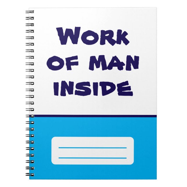 Caderno Espiral Notebook Man Dentro (Frente)