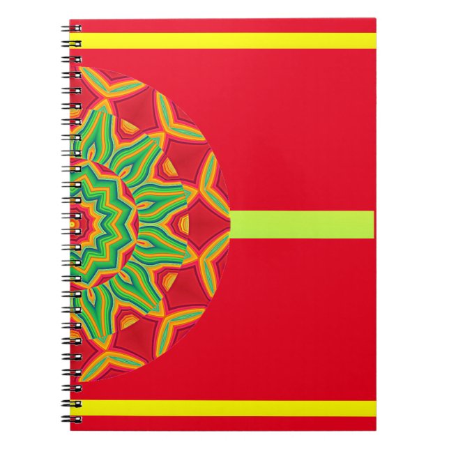 Caderno Espiral Notebook Mandala (Frente)