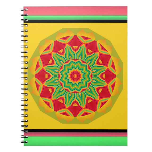 Caderno Espiral Notebook Mandala (Frente)