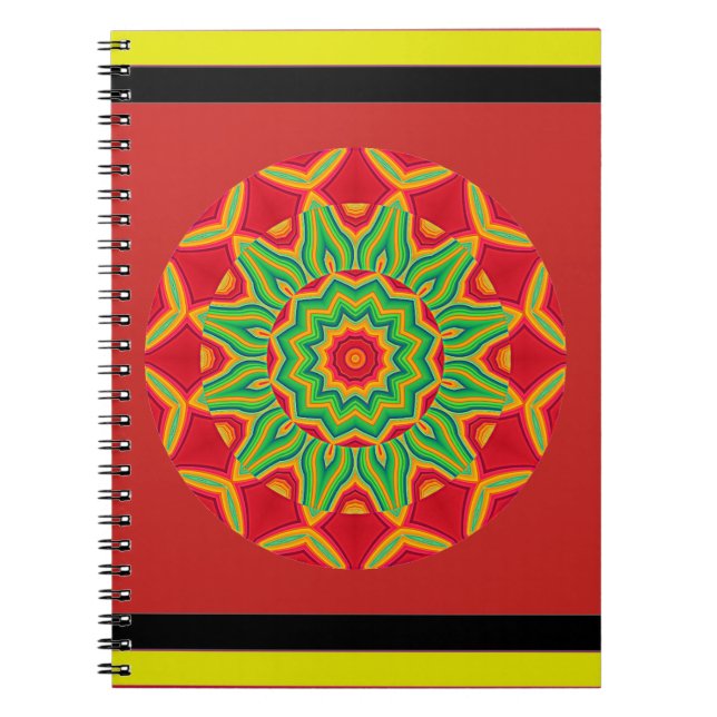 Caderno Espiral Notebook Mandala (Frente)