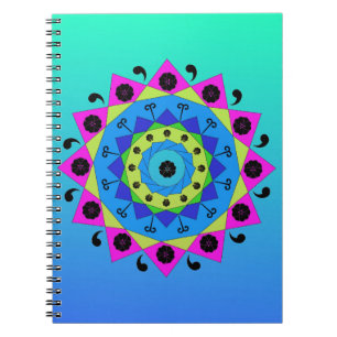 Caderno Espiral Notebook Mandala