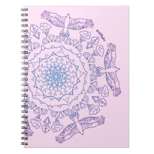Caderno Espiral Notebook Mandala Paragliding