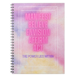 Caderno Espiral Notebook Manifesto