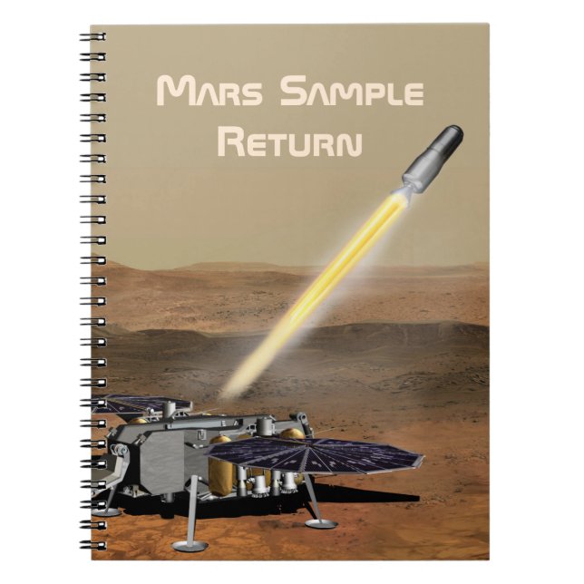 Caderno Espiral Notebook Mars Sample Return Mission Spiral Photo (Frente)