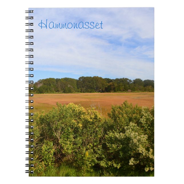 Caderno Espiral Notebook Marsh Hammonasset (Frente)