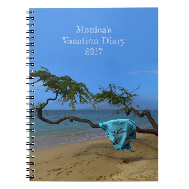 Caderno Espiral Notebook Maui Beach (Frente)