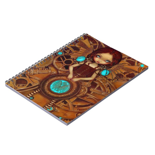 Caderno Espiral Notebook "Mechanical Angel I" (Left Side)