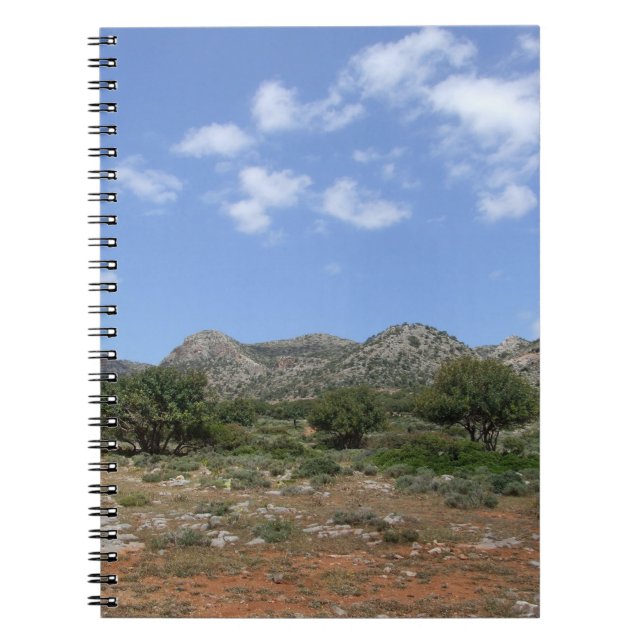 Caderno Espiral Notebook mediterrânico (Frente)