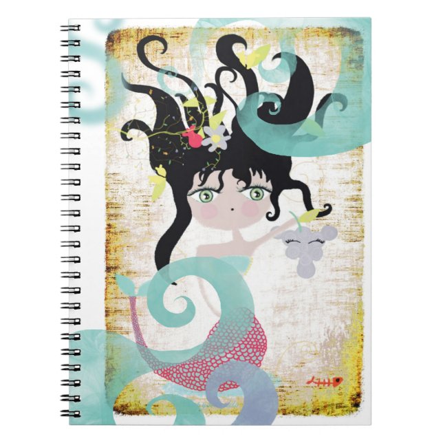 Caderno Espiral Notebook Mermaid (Frente)