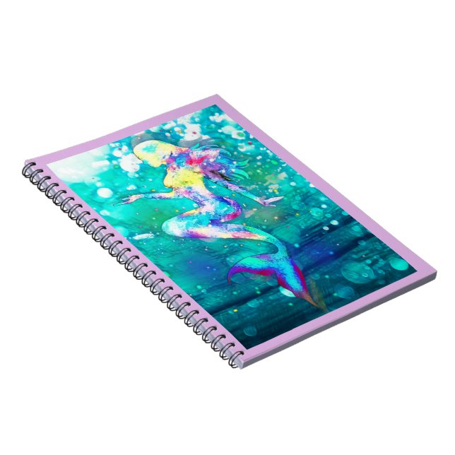 Caderno Espiral Notebook Mermaid Spiral (Lado Direito)