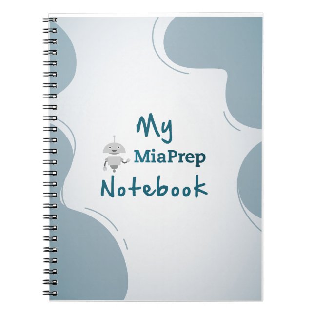 Caderno Espiral Notebook MiaPrep (Frente)
