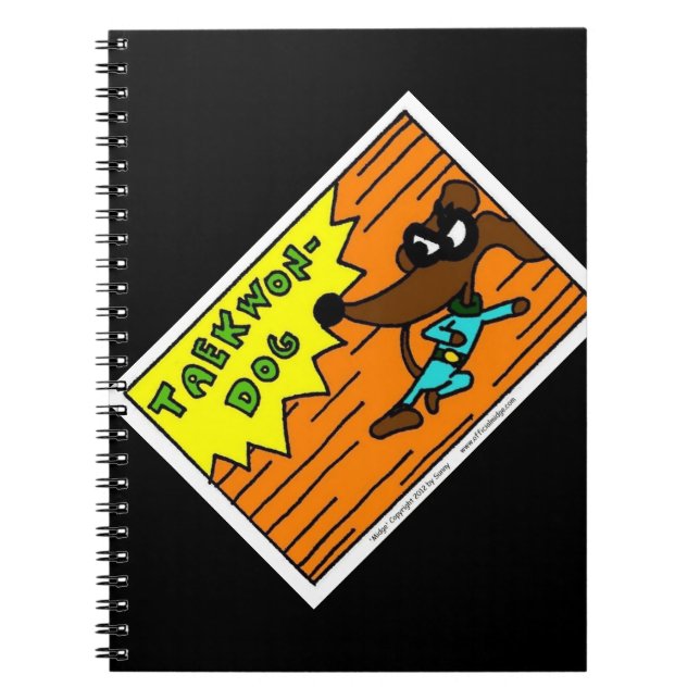Caderno Espiral Notebook Midge TAEKWON-DOG (Frente)