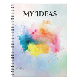 Caderno Espiral Notebook Minhas Ideias
