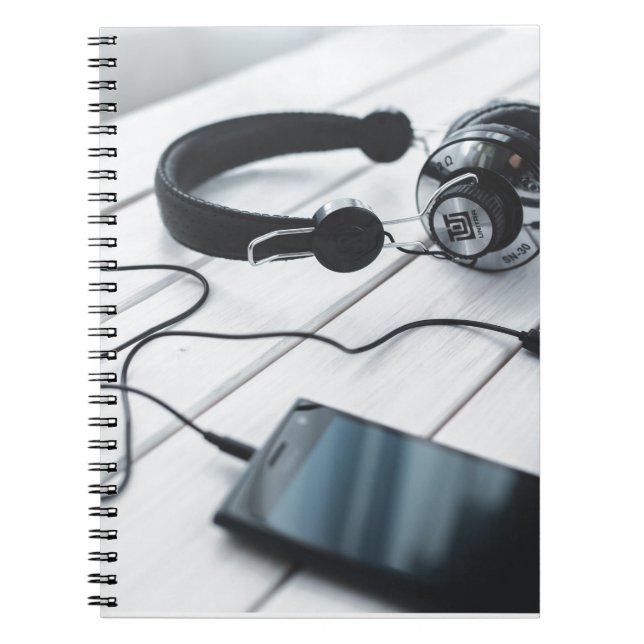 Caderno Espiral Notebook minimalista moderno (Frente)