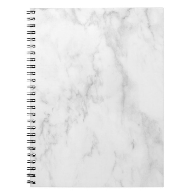 Caderno Espiral Notebook Mínimo Preto e Branco (Frente)