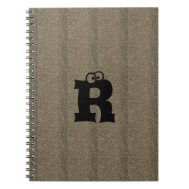 Caderno Espiral Notebook MODERN Brown Black CUTE Spiral