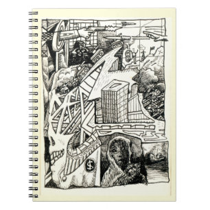 Caderno Espiral Notebook "Modern Warfare" (Guerra Moderna)